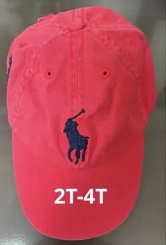 【最終値下げ】Polo Ralph Lauren 赤 キャップ 2T-4T