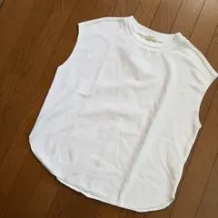 studio CLIP ホワイト ノースリーブ