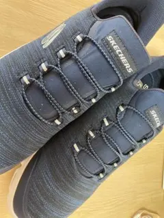 SKECHERS SLIP-INS ネイビー スリッポン