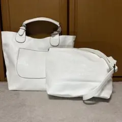 ヴィットリオ・ゴーディ ハンドバッグ ショルダーバッグ ホワイト