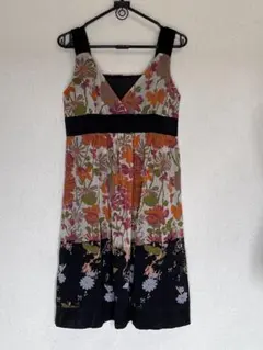 M.deux☆花柄シフォンロングワンピース カシュクールのサムネイル