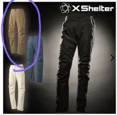 ワークマン　エックスシェルター断熱　β ライトウォームパンツ　ダークベージュLL