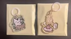 ホワイトタイガーとブラックタイガー トレーディングアクリルチャームマーカー