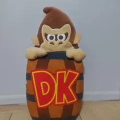 ドンキーコング 樽入りぬいぐるみ 約30cm 新品