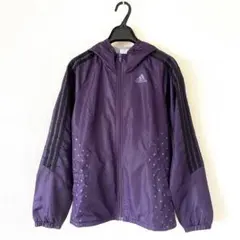 adidas ウインドブレーカー　フード付き　レディース　Mサイズの方にも