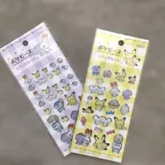 【正規品】ポケモン ポケピース　キラキラシールセット 2シート
