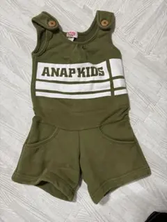 ANAP Kids オーバーオール　カーキ　90cm