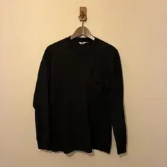 UNIQLO U クルーネックTシャツ 長袖 M BLACK