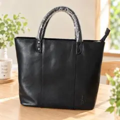 髭 トートバッグ ネイビー