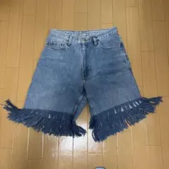 貴重　polo country ハーフパンツ　フリンジ　USA製　y2kのサムネイル