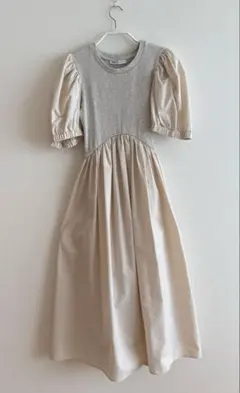 ZARA ワンピース　パフスリーブ