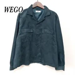 WEGO トップス 開襟シャツ M くすみグリーン系 レディースのサムネイル