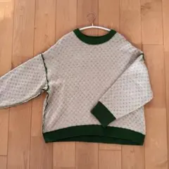 ビットコ　リバーシブルニット