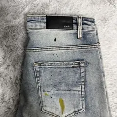 す*こ様 最安値‼️ 新品 AMIRI デニム モノグラム 定価「275,000