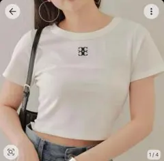 chico Chico チコ　Tシャツ　クロップド丈