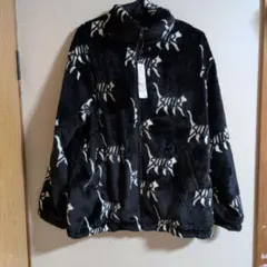 スカラー猫柄フリースジャケット新品未使用タグ付き