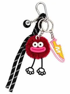 連休BIG SALE❣️オシャレなじゃらじゃらチャーム⭐︎ダークレッドモンスター⭐︎
