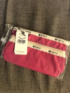 新品未開封【ジョンマスターオーガニック×レスポ】コラボポーチ（カラー:ピンク）