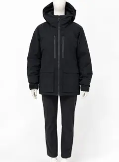 ​【美品】ユニクロ ハイブリッドダウンパーカ ブラック