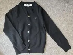 PLAY COMME des GARÇONS ブラックカーディガン S
