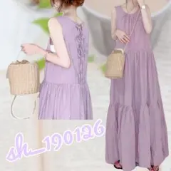 ♡在庫限り　特価♡ノースリーブロングワンピース