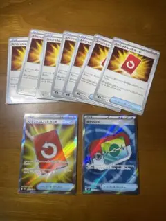 ポケモンカード スペシャルレッドカード 8枚セット とポケパッド　1 枚