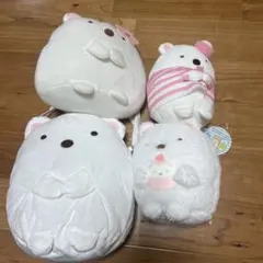すみっこぐらし　ぬいぐるみ　しろくま　まとめ売り　ショルダーバッグ　バッグ