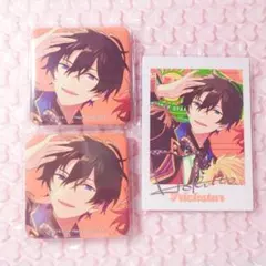 あんスタ 氷鷹北斗 TRIP アルバム特典 スクエア缶バッジ ぱしゃっつ