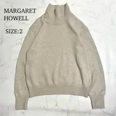 マーガレットハウエル 美品 ウールコットンニット M ベージュ 楽天市場】【MHL.】エムエイチエル マーガレットハウエル ニット