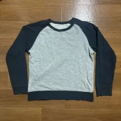 ユニクロ UNIQLO ラグラン スウェット グレー