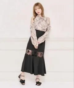 apres jour ロング スカート レース切り替えマーメイドスカートのサムネイル
