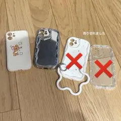 ホワイトクリアiPhoneケース