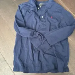 Polo Ralph Lauren ネイビー 長袖シャツ M (10-12)