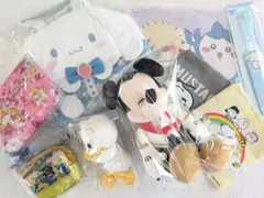 サンリオ ディズニー ちいかわ まとめ売り 雑貨 ぬいぐるみ 9点