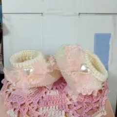 ベビーシューズピンク
