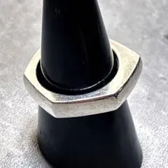 希少16号 GUCCI グッチ　シルバー925 ヘキサゴン　リング　六角形