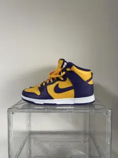 Nike Dunk High 紫/黄色
