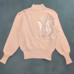 Dino Valiano ヴィンテージ ニット セーター 薄ピンク ドイツ製