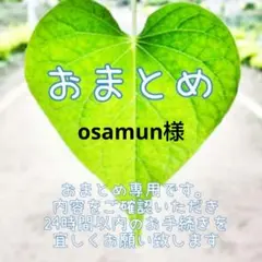 5/10　osamun様おまとめ3点