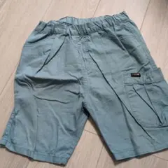 Branshes ポケット付き青ショートパンツ