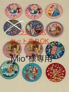 Disney Characters 刺繍缶バッジビスケット