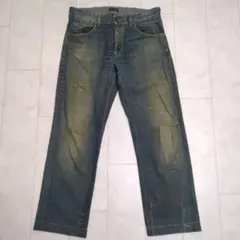 ARMANI JEANS ストレートデニム ダメージ加工