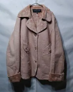 『INTELLECTION＊2WAY ムートン風 コート ジャケット』