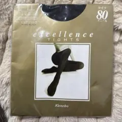 Kanebo excellence tights 80デニール L-LL 新品