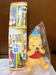 くまのプーさん　一番くじ　c賞　ラグマット　ぬいぐるみ