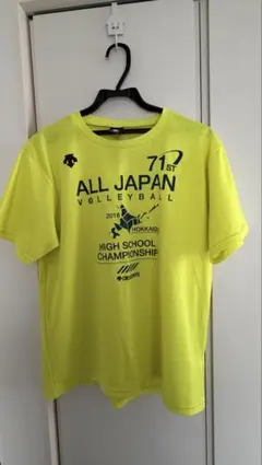 デサント 2018 北海道 インターハイ バレーボール Tシャツ Oサイズのサムネイル