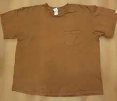 90'sカーハート Tシャツ　ブラウン　2XL USA製未使用　carhartt