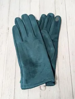 新品　レディース 手袋　ベージュ　裏起毛 暖かい ストレッチ　スマホ　無地