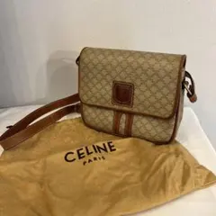 セリーヌceline ビンテージ　マカダム　ショルダーバッグ　PVC M10