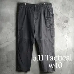 5.11 Tactical ダブルニー カーゴパンツ ブラック　W40 古着のサムネイル